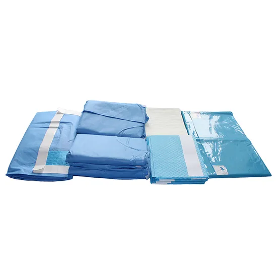Gyne Surgery Sterile Laparoscopic Pelviscopy Pack Disposable Drape 