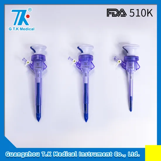 Laparoscopic Drainage of Liver Abscess Surgical Trocar 10mm 